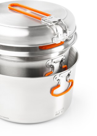 Glacier Stainless Base Camper Cookset - Large