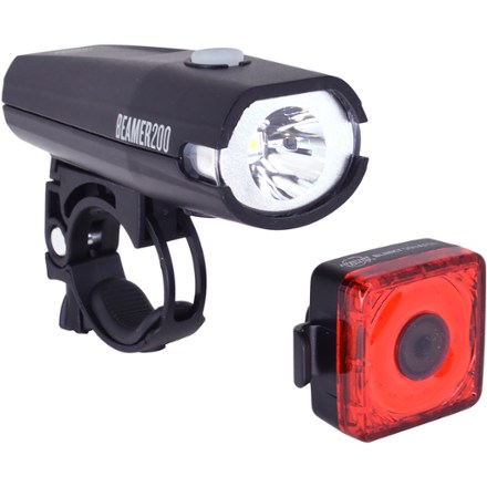 Beamer 200 and Blinky Squared Bike Light Set