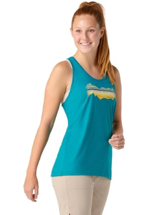 Mountain Horizon Graphic Tank Top - Women's