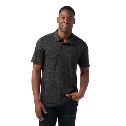 Merino Hemp Blend Short-Sleeve Polo Shirt - Men's