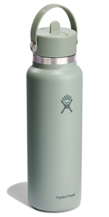 Wide-Mouth Vacuum Water Bottle with Flex Straw Cap - 40 fl. oz.