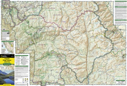 National Geographic Sequoia and Kings Canyon National Park Trail Map The Market Place