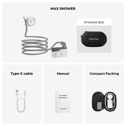 Flextail Max Shower with Case