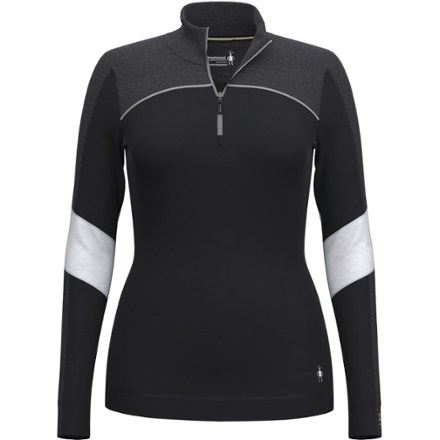 Classic Thermal Merino Colorblock Quarter-Zip Base Layer Top - Women's