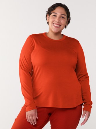 Heavyweight Merino Long-Sleeve Base Layer Crew Top - Women's