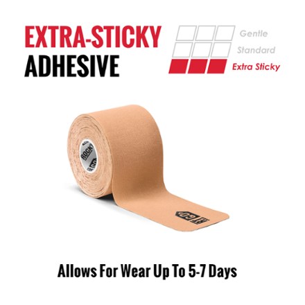 GO Extra-Sticky Adhesive Precut Kinesiology Tape