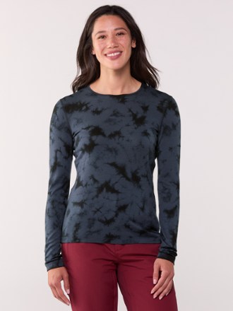 Merino 200 Oasis Long-Sleeve Crewe Cloud Dye Base Layer Top - Women's