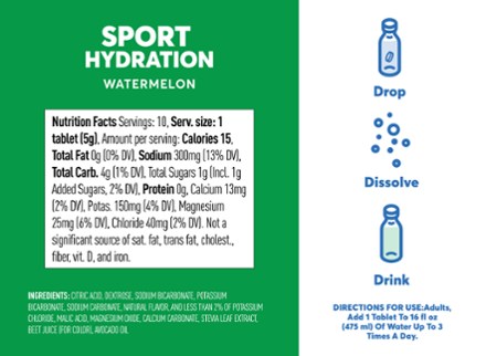 Sport Hydration Tablets - 10 servings