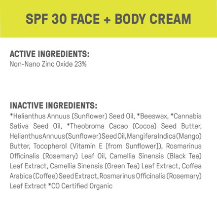 Face + Body SPF 30 Sunscreen Tin - 3 oz.