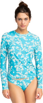 Sea Skippin Printed Long-Sleeve Rashguard - Women's