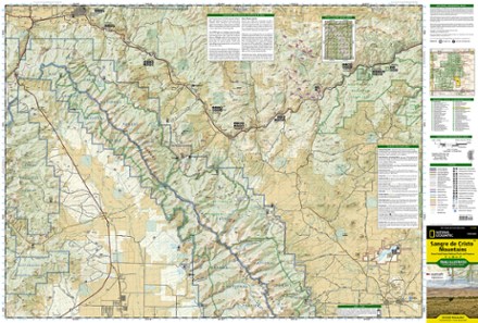 Sangre De Cristo Mountains Trail Map