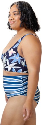 Ruched High Rise Swimsuit Bottoms - Women's