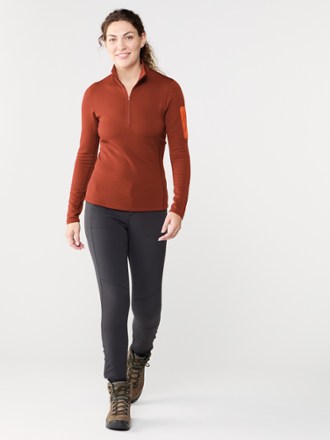 Kyanite Zip-Neck Base Layer Top - Women's