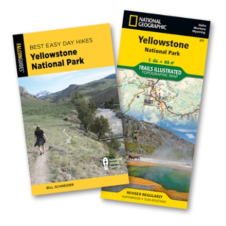 Best Easy Day Hikes Yellowstone Guidebook and Trail Map Bundle - 5th Edition