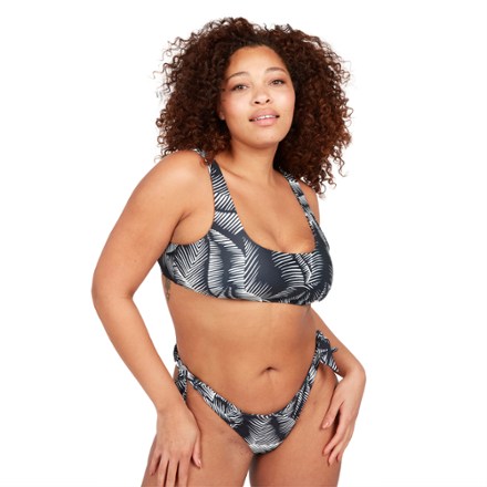 Stay Or Leaf Back Tie Swimsuit Top - Women's