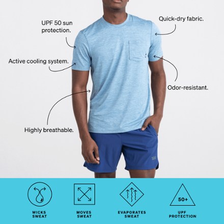 DropTemp Cooling Pocket T-Shirt - Men's