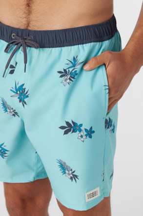 Hermosa Elastic Waist 17" Board Shorts - Men's