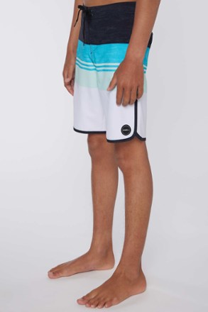 Four Square Stretch Board Shorts - Boys'