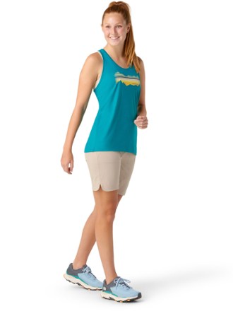 Mountain Horizon Graphic Tank Top - Women's