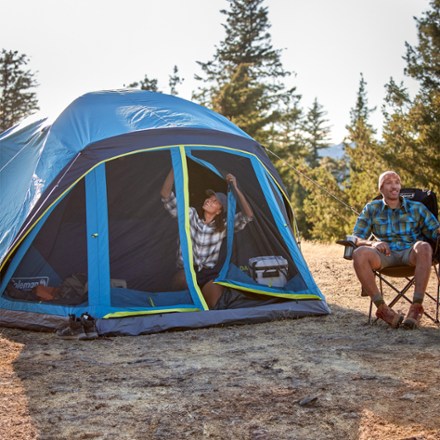 Skydome 6-Person Screen Room Tent with Dark Room Technology