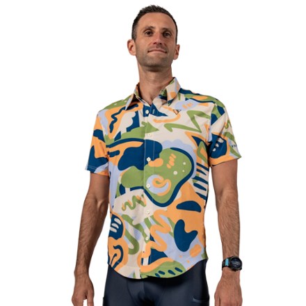 Touring Tech Button Cycling Shirt - Men's