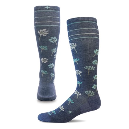 Field Flower Compression Socks - Women's