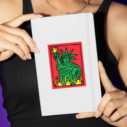 Statue of Liberty by Keith Haring Sticker