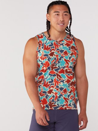 Swiftland Grid Running Tank Top