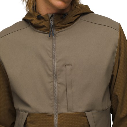 Gridlocked Fleece Overlay Full-Zip Jacket - Men's