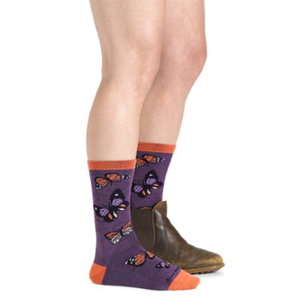 Flutter Crew Lightweight Lifestyle Socks - Women's