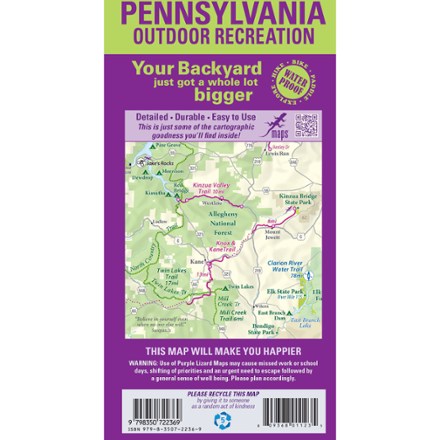 Pennsylvania Outdoor Recreation Map