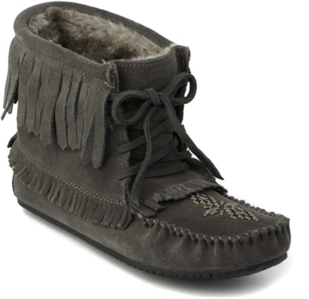 Harvester Lined Suede Moccasins - Women's