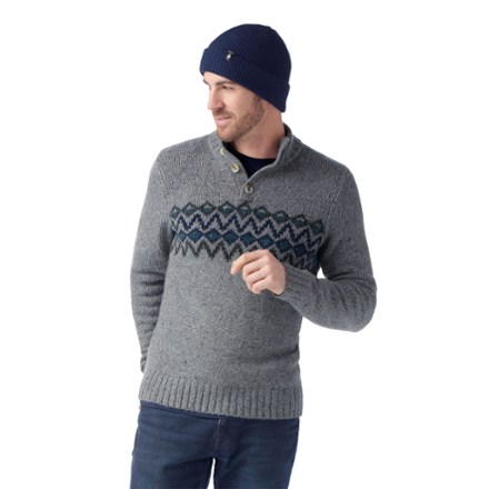 Heavy Henley Sweater - Men's