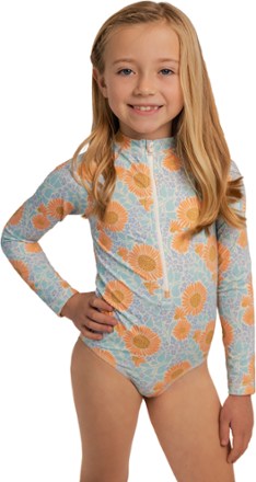 Long Sleeve One-Piece Swimsuit - Kids'