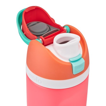 FreeSip Kids' Insulated Stainless-Steel Water Bottle with Locking Push-Button Lid - 16 fl. oz.