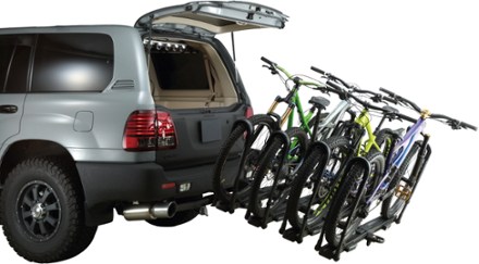 Tire Hold 4-Bike Hitch Rack