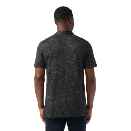 Merino Hemp Blend Short-Sleeve Polo Shirt - Men's