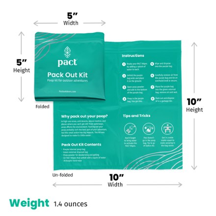 Pack Out Kit - Package of 6