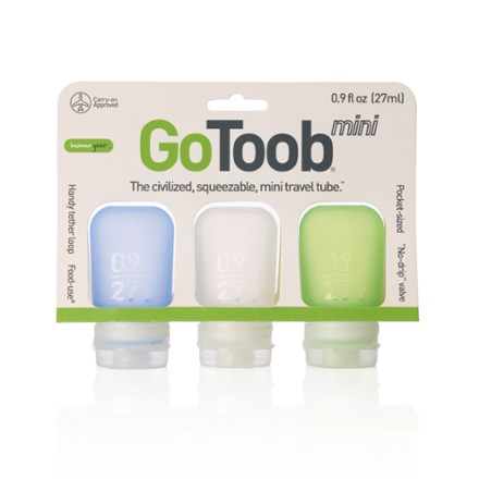 GoToob Mini Squeeze Bottles - Package of 3