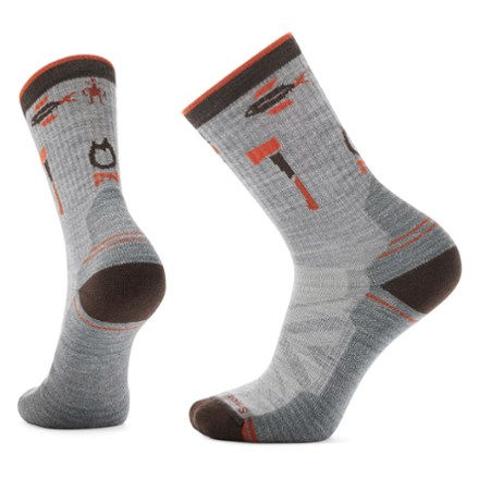 Hike Light Cushion Camp Gear Crew Socks - Men's