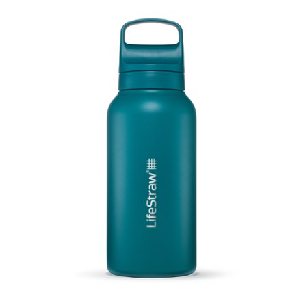 LifeStraw Go Series Insulated Stainless-Steel Water Filter Bottle - 34 fl. oz.