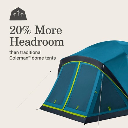 Skydome Screen Room 4-Person Tent with Dark Room Technology