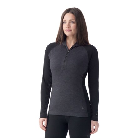 Classic Thermal Merino Half-Zip Base Layer Hoodie - Women's