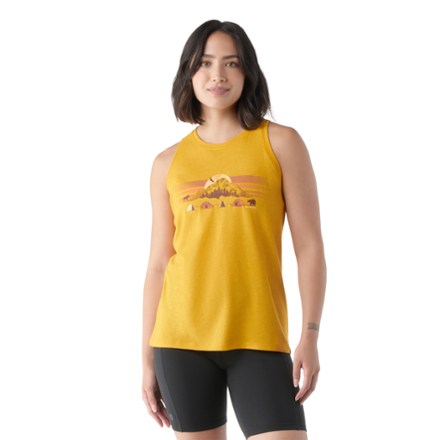 Mountain Moon Graphic Tank Top - Women's