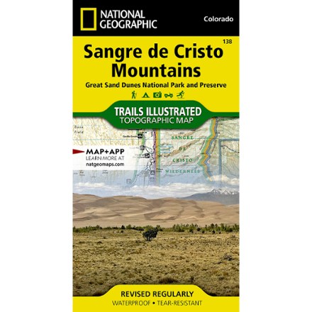 Sangre De Cristo Mountains Trail Map