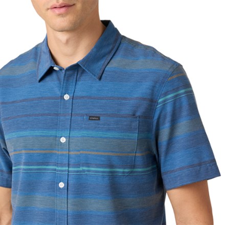 TRVLR UPF Traverse Stripe Relaxed-Fit Shirt - Men's