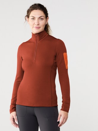 Kyanite Zip-Neck Base Layer Top - Women's