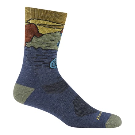 Chasing Waterfalls Micro Crew Socks - Men's