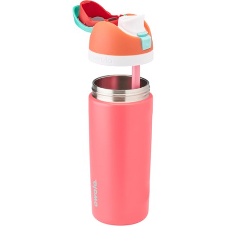 FreeSip Kids' Insulated Stainless-Steel Water Bottle with Locking Push-Button Lid - 16 fl. oz.