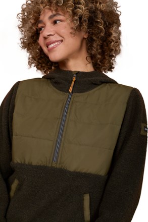 Wooly Bird Fleece Half-Zip Jacket - Women's